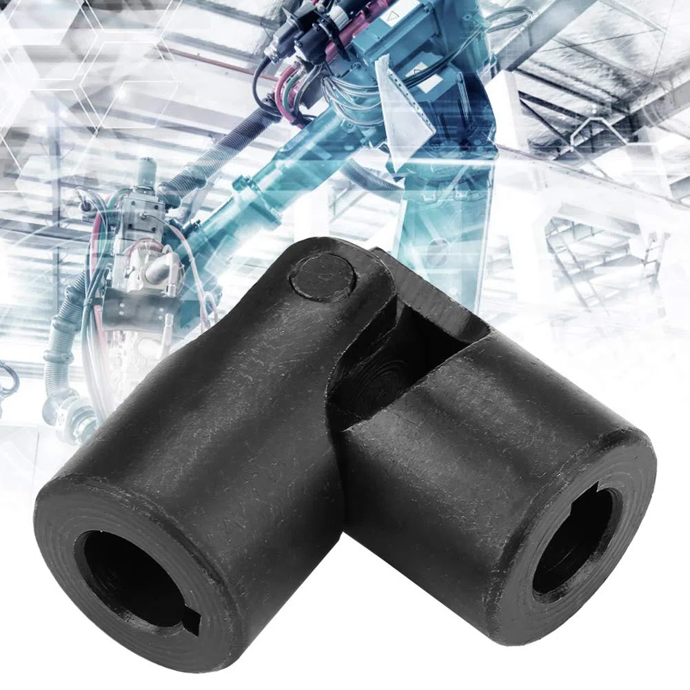 Oumefar Conector de Junta de Acoplamiento de Eje Acoplamiento de Junta Universal Varillas rígidas de Junta en U Acoplamiento de Eje en U ID de 15 mm para transmisión del Eje del Motor 15 * 32 * 85 mm