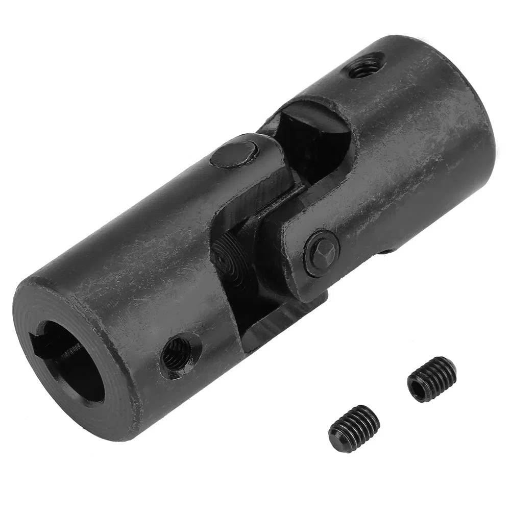 Oumefar Conector de Junta de Acoplamiento de Eje Acoplamiento de Junta Universal Varillas rígidas de Junta en U Acoplamiento de Eje en U ID de 15 mm para transmisión del Eje del Motor 15 * 32 * 85 mm
