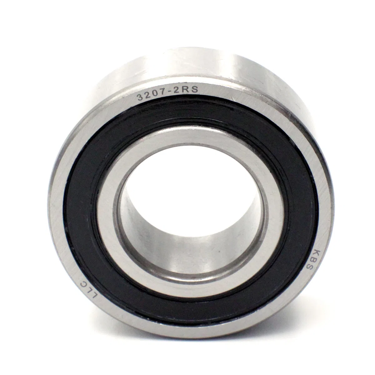 Rodamientos de bolas de contacto angular 3207/5307 2RS 35 x 72 x 27 mm, DIN 628, doble fila, brazo de fricción, rodamientos sellados para cargas radiales y axiales, ideal para