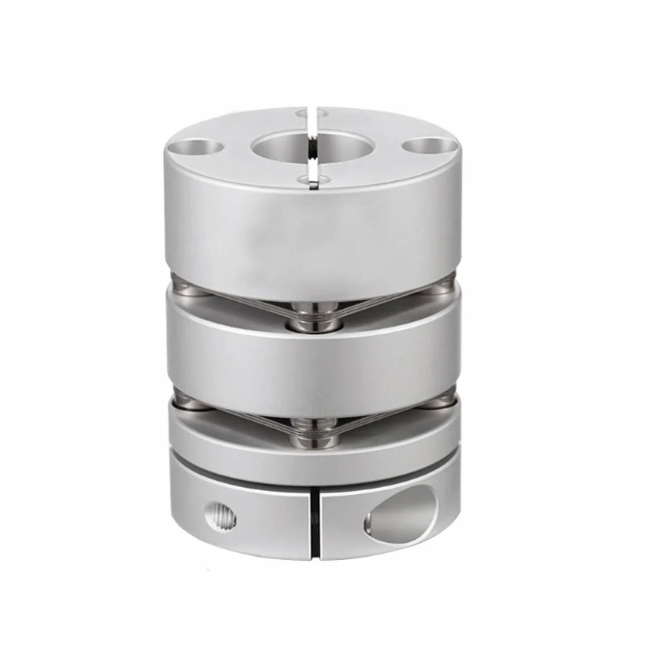 CHANCS D26 L30 Accouplement flexible d'une roue de moteur à diaphragme de 8 mm d'alésage à un collier de serrage étroit de 8 mm pour machines à servomoteur CNC