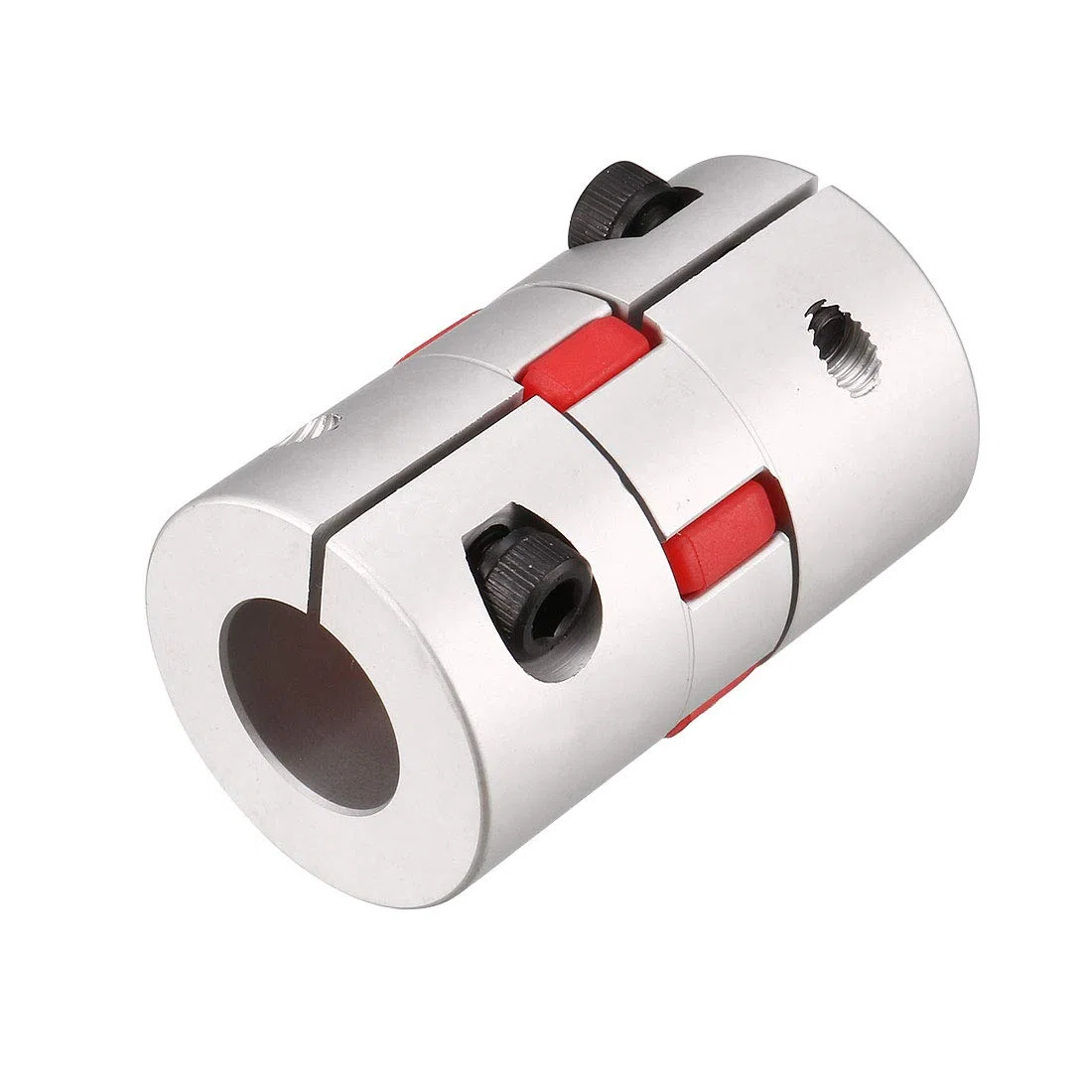sourcing map Acoplamiento Flexible de Eje de 20mm a 20mm, Acoplador 66mm Longitud 40mm Diámetro, Motor de Junta de Aleación de Aluminio para Servomotor Paso a Paso