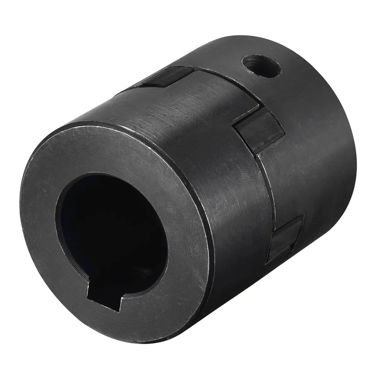 sourcing map Acoplamiento Flexible de Eje de 24mm a 24mm, Acoplador 52mm Longitud 44mm Diámetro, Conector de 45# Acero, Accesorios para Motor