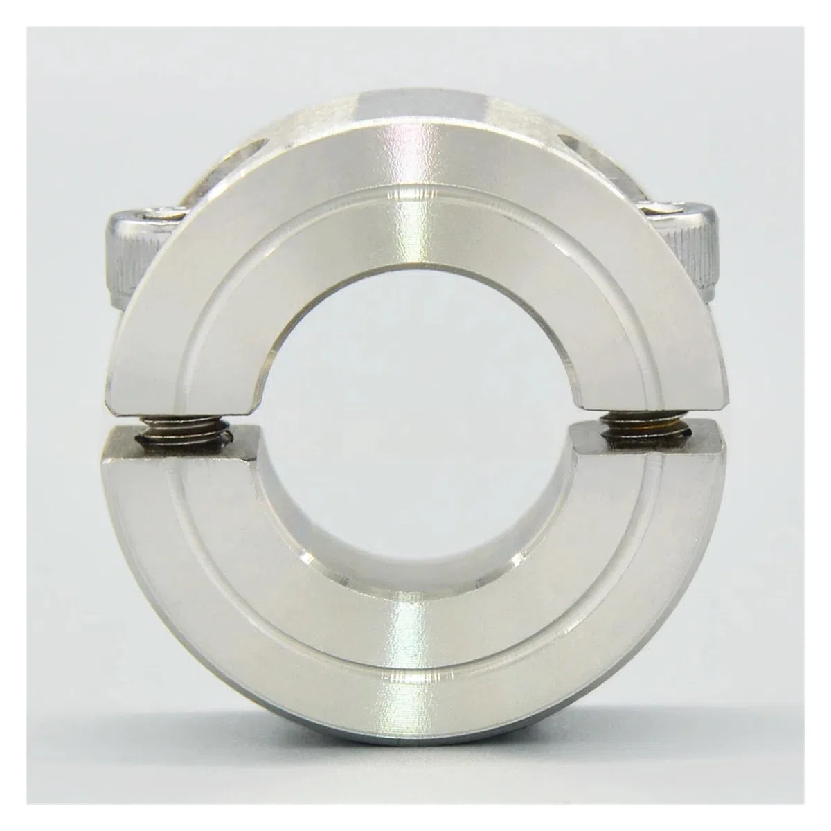 SCS - Collarines de Eje de Acero Inoxidable Anillo de fijación Dividido Anillo de retención atornillado Anillo de ubicación Sujetador Abrazadera de Garganta(SCS-D90-E122-B23)