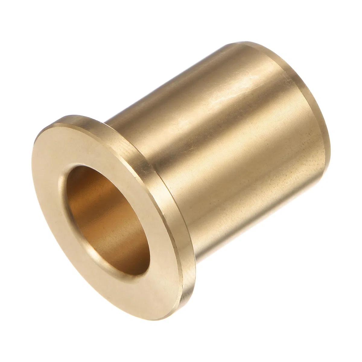 QUARKZMAN Brida Cojinete Manguito 16mm Interior Diámetro 22mm OD 30mm Longitud 3mm Brida Grosor Bronce Buje Autolubricantes Bujes Manguito para Industriales Equipos