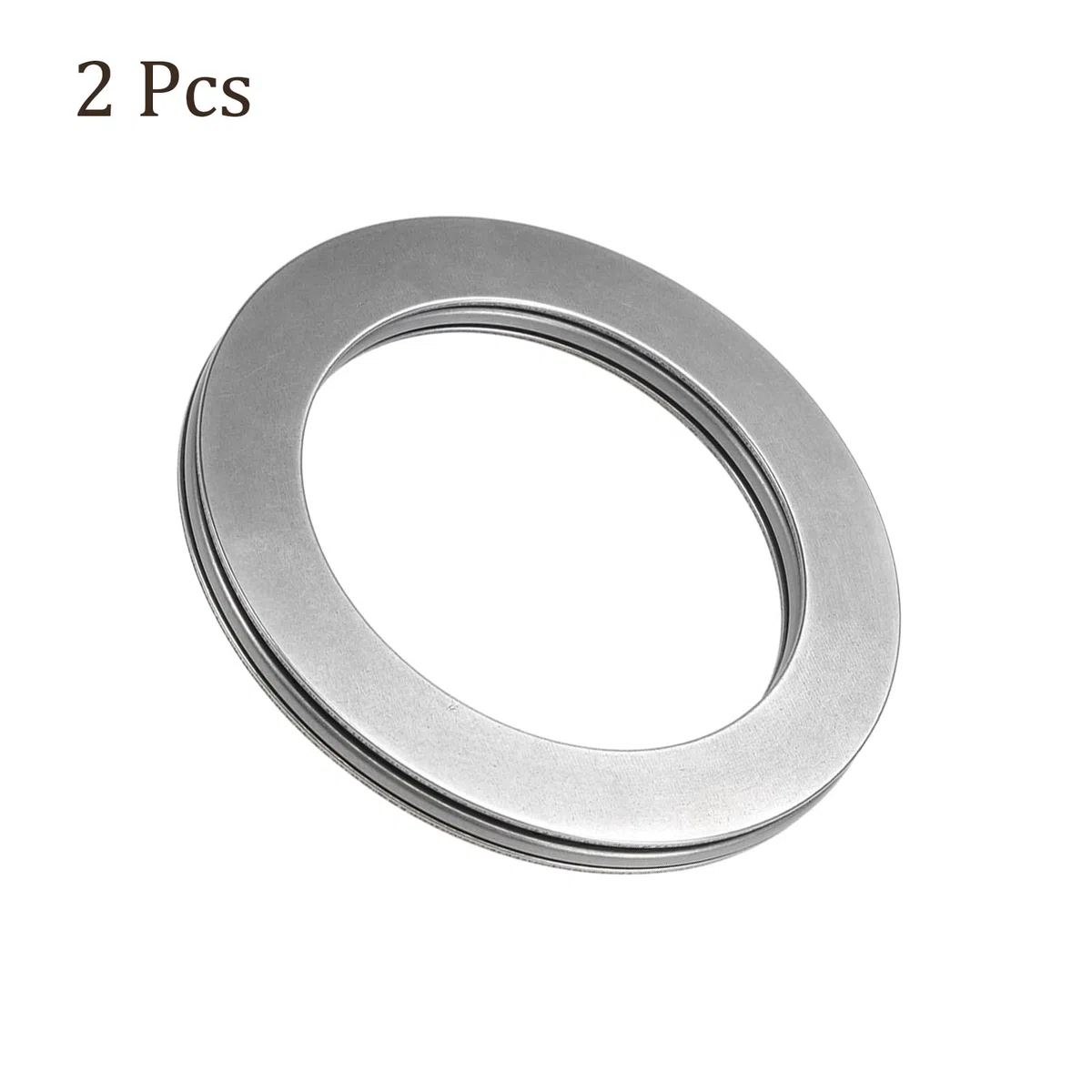 2uds AXK5578 Empuje Aguja Rodillo Rodamientos - [55mm x 78mm x 3mm] con Arandela para Transporte Equipo Uso, Cromado Acero