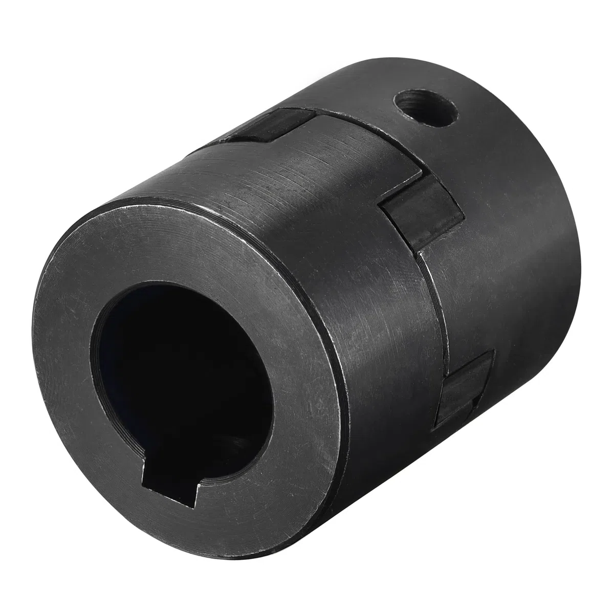sourcing map Acoplamiento Flexible de Eje de 24mm a 25mm, Acoplador 51mm Longitud 44mm Diámetro, Conector de 45# Acero, Accesorios para Motor