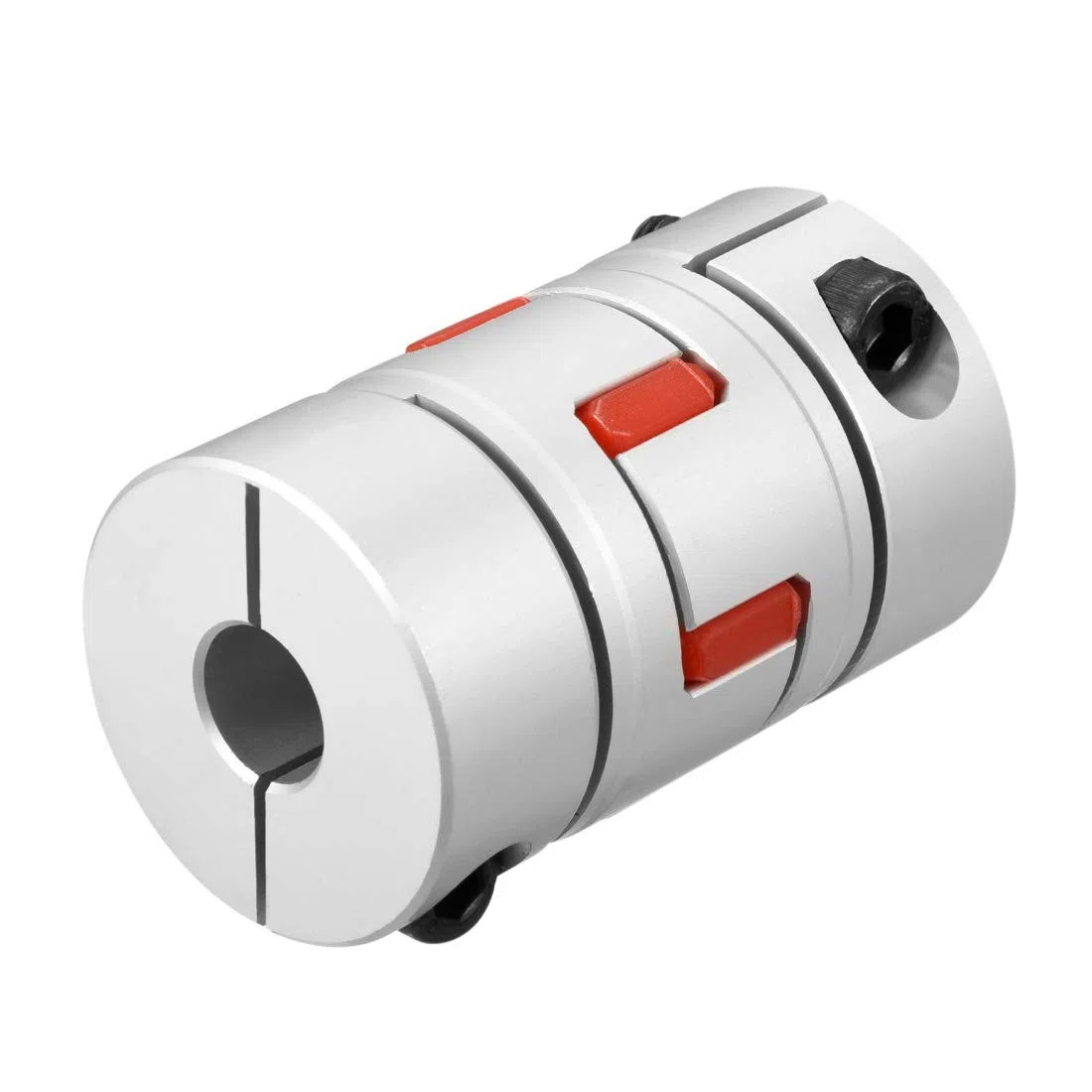 sourcing map Acoplamiento Flexible de Eje de 14mm a 19mm, Acoplador 66mm Longitud 40mm Diámetro, Conector de Aleación de Aluminio para Servomotor Paso a Paso