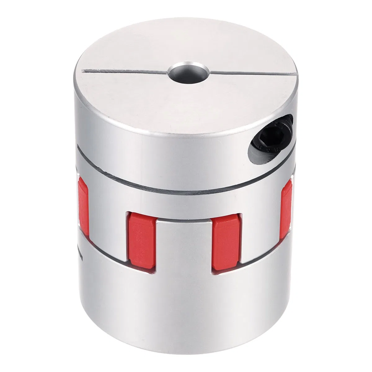 QUARKZMAN Acoplamiento de Eje de Aluminio Acoplador de Eje 7mm a 14mm L50mm x D40mm Acoplador de Mandíbula de Eje Conector de Eje de Araña para Impresoras 3D DIY Máquina Fresadora CNC