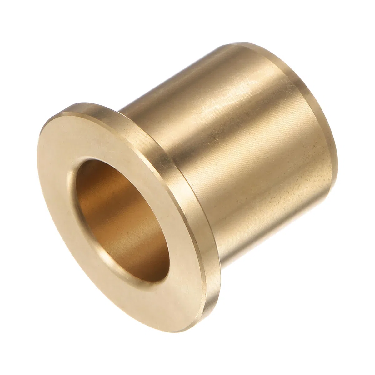 QUARKZMAN 2uds Brida Cojinete Manguito 16mm Interior Diámetro 22mm OD 25mm Longitud 3mm Brida Grosor Bronce Buje Autolubricantes Bujes Manguito para Industriales Equipos