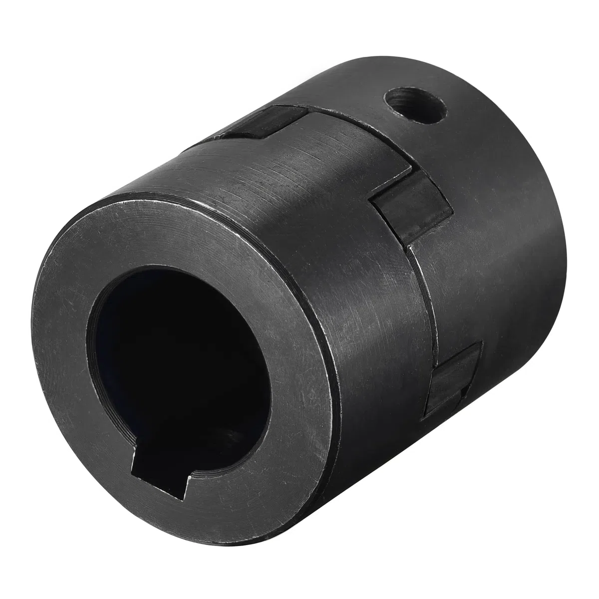 sourcing map Acoplamiento Flexible de Eje de 25mm a 25mm, Acoplador 51mm Longitud 44mm Diámetro, Conector de 45#acero, Accesorios para Motor