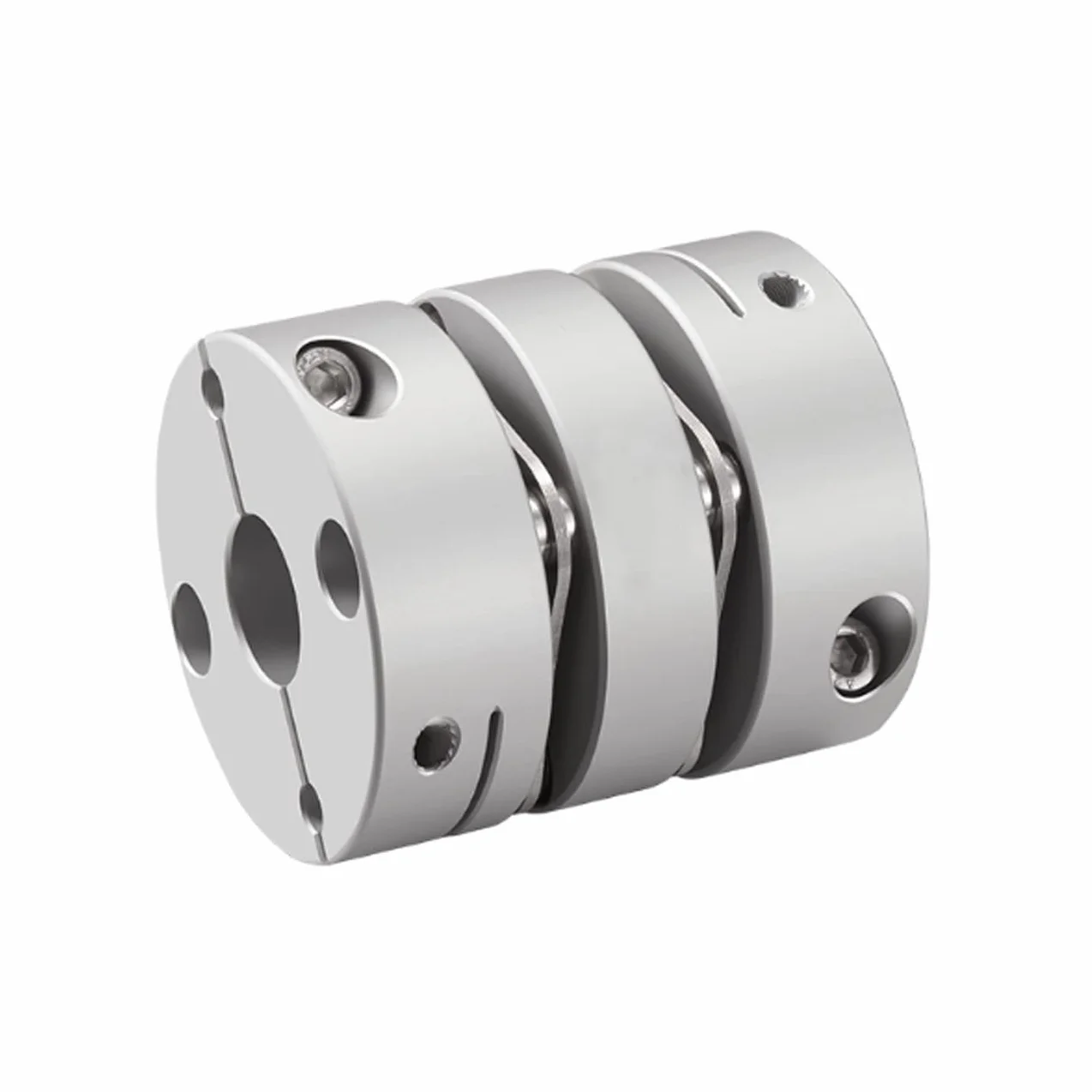 CHANCS D26 L30 Accouplement flexible d'une roue de moteur à diaphragme de 8 mm d'alésage à un collier de serrage étroit de 8 mm pour machines à servomoteur CNC