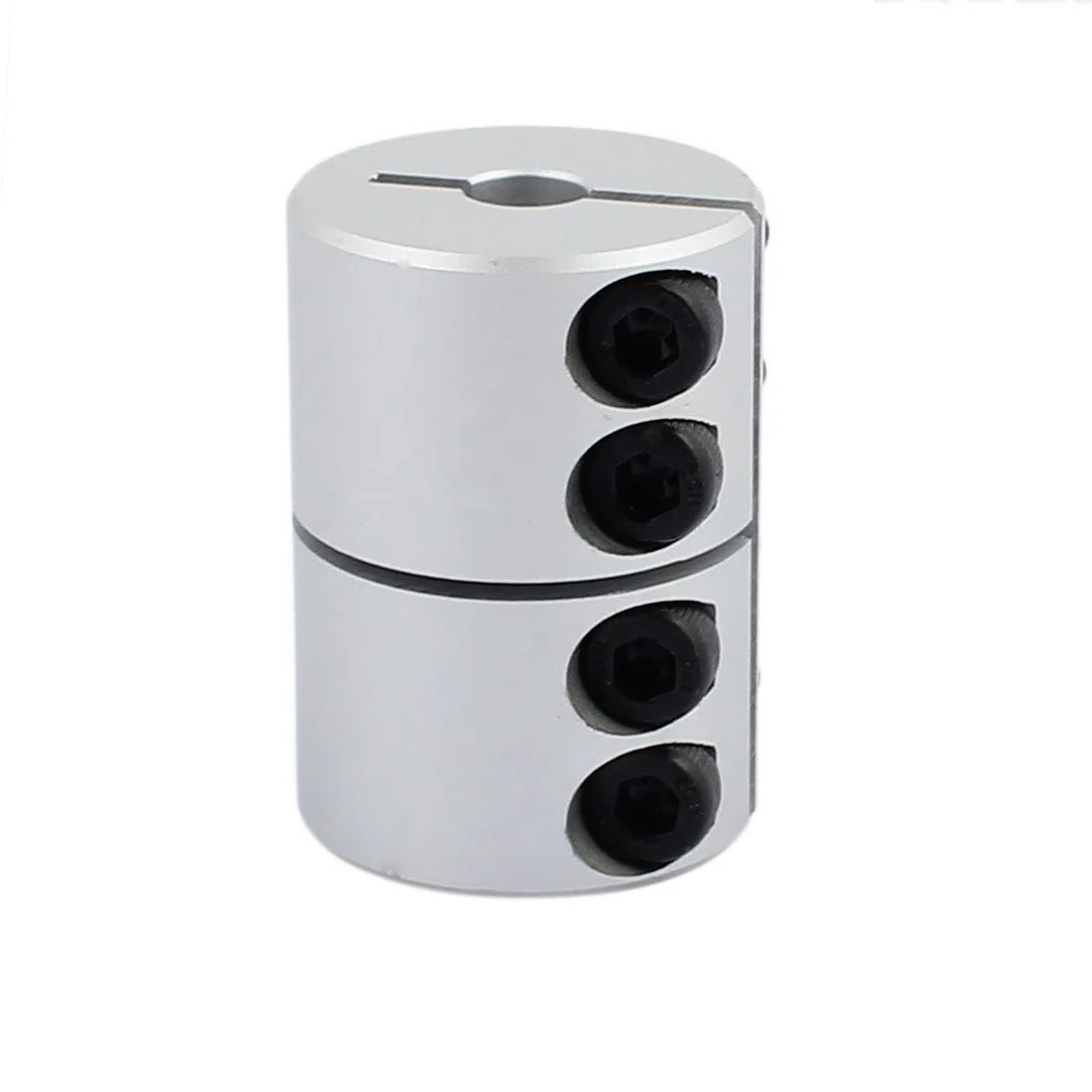 sourcing map Acoplamiento Rígido de Eje de 8mm a 14mm, Acoplador 45mm Longitud 32mm Diámetro, Motor de Junta de Aleación de Aluminio para Impresora 3D, Máquina CNC, Codificador DIY