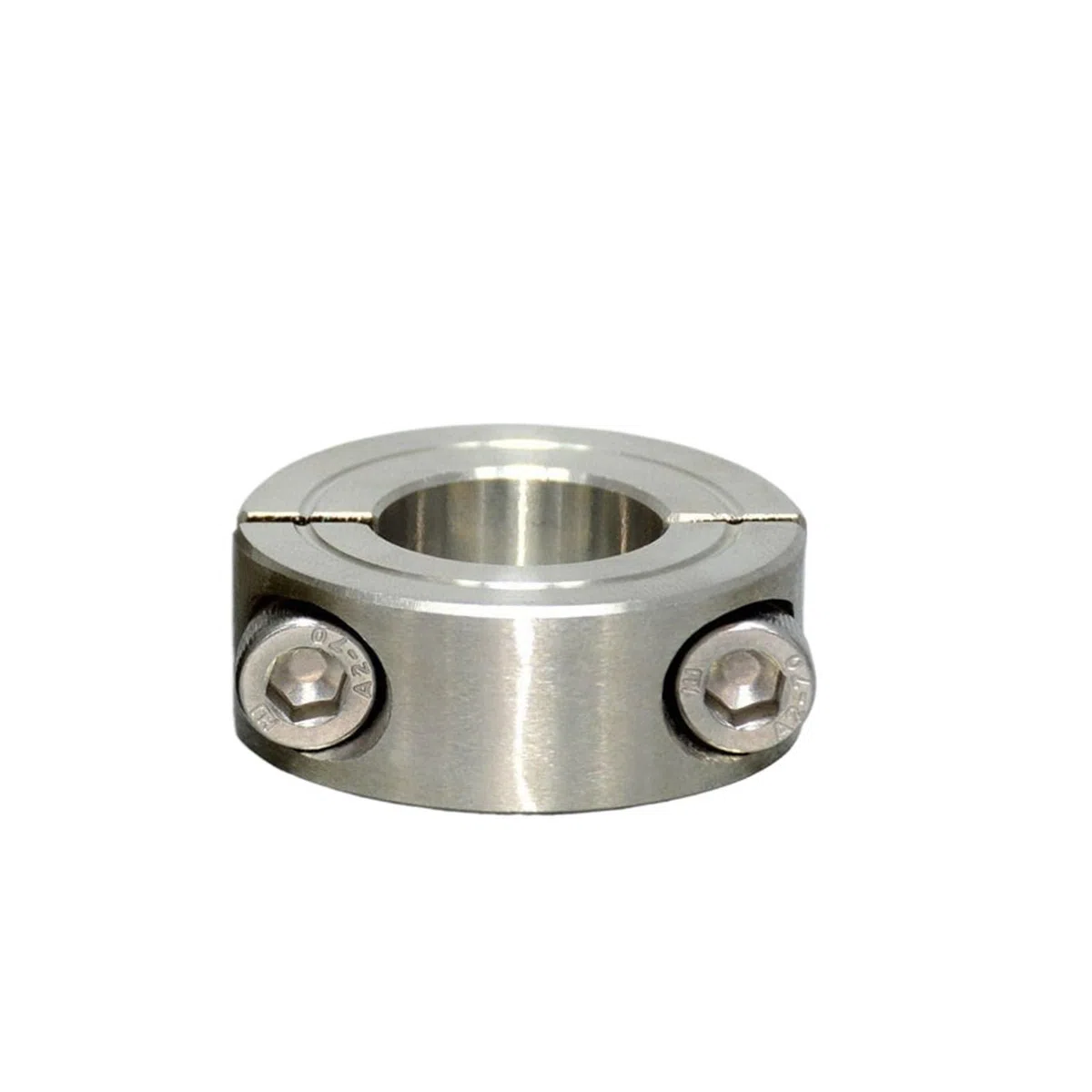 Collarín de eje para guía lineal, Juego de collares eje dividido acero inoxidable varios tamaños(70 98 19mm)