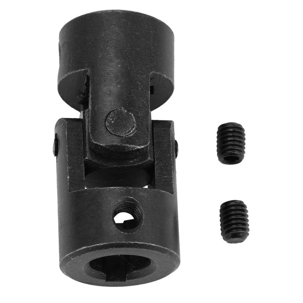 12 * 24 * 51 mm Junta de Acoplamiento de Eje Conector de Motor de Dirección de Bricolaje con Chavetero