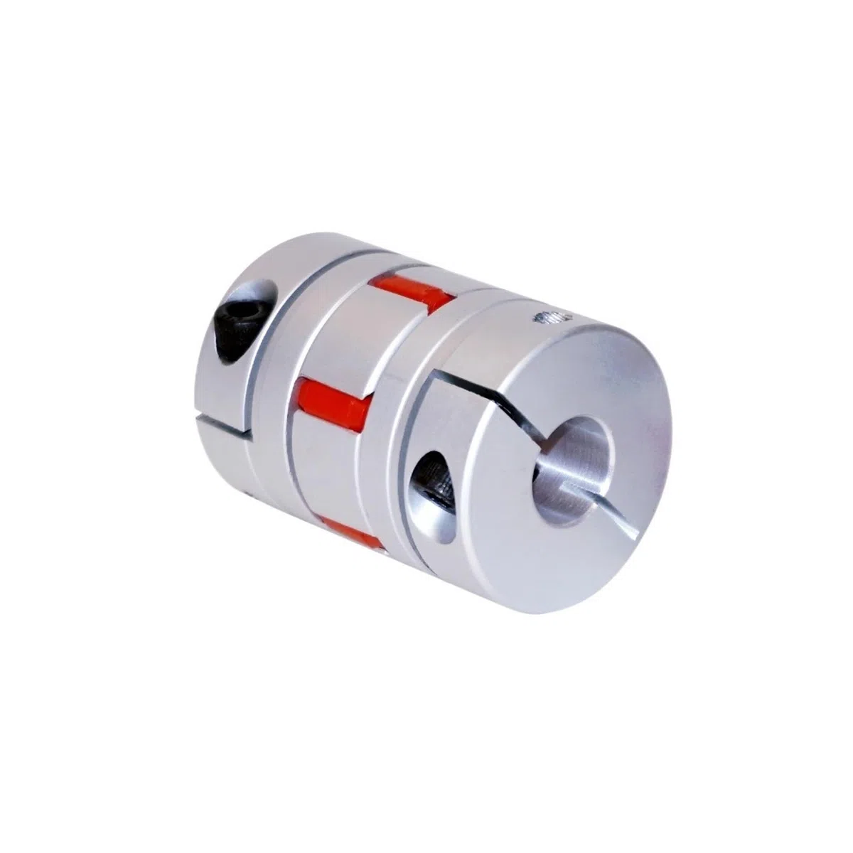 Acoplamiento de eje de mordaza CNC serie D45 L66, tamaño de eje de 10 mm a 25 mm, acoplador de abrazadera de ciruela flexible Ranurado Elástico(12x22mm)