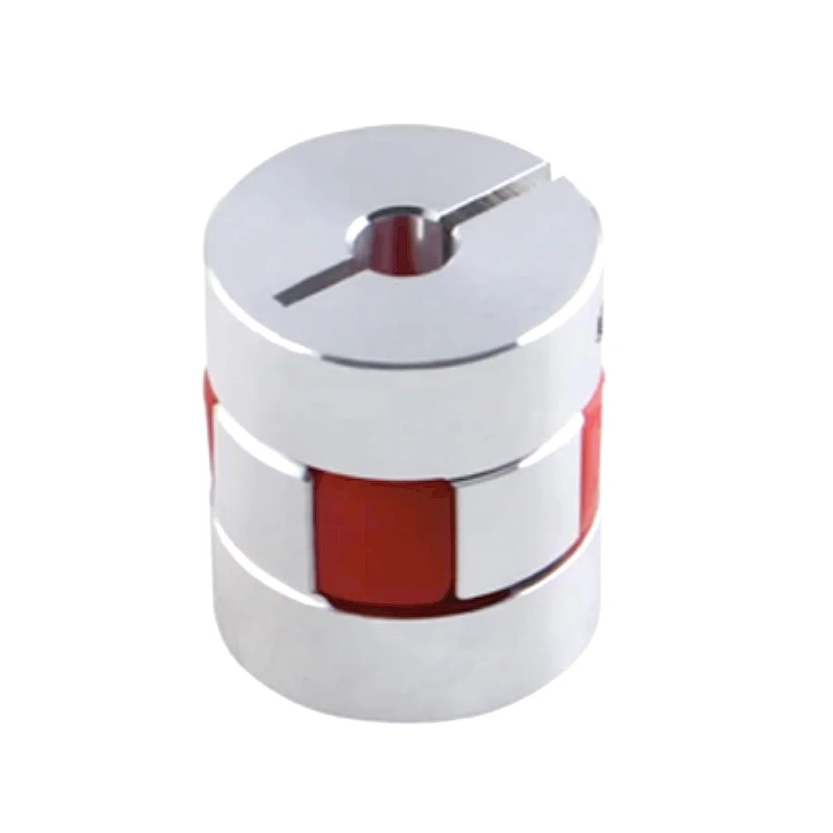 CHANCS D20 L25 Modelo Ciruela Acoplamiento de Eje Acoplador Flexible Aluminio Diámetro Interior 6.35mm a 6.35mm para Máquina Fresadora Taladradora Grabadora