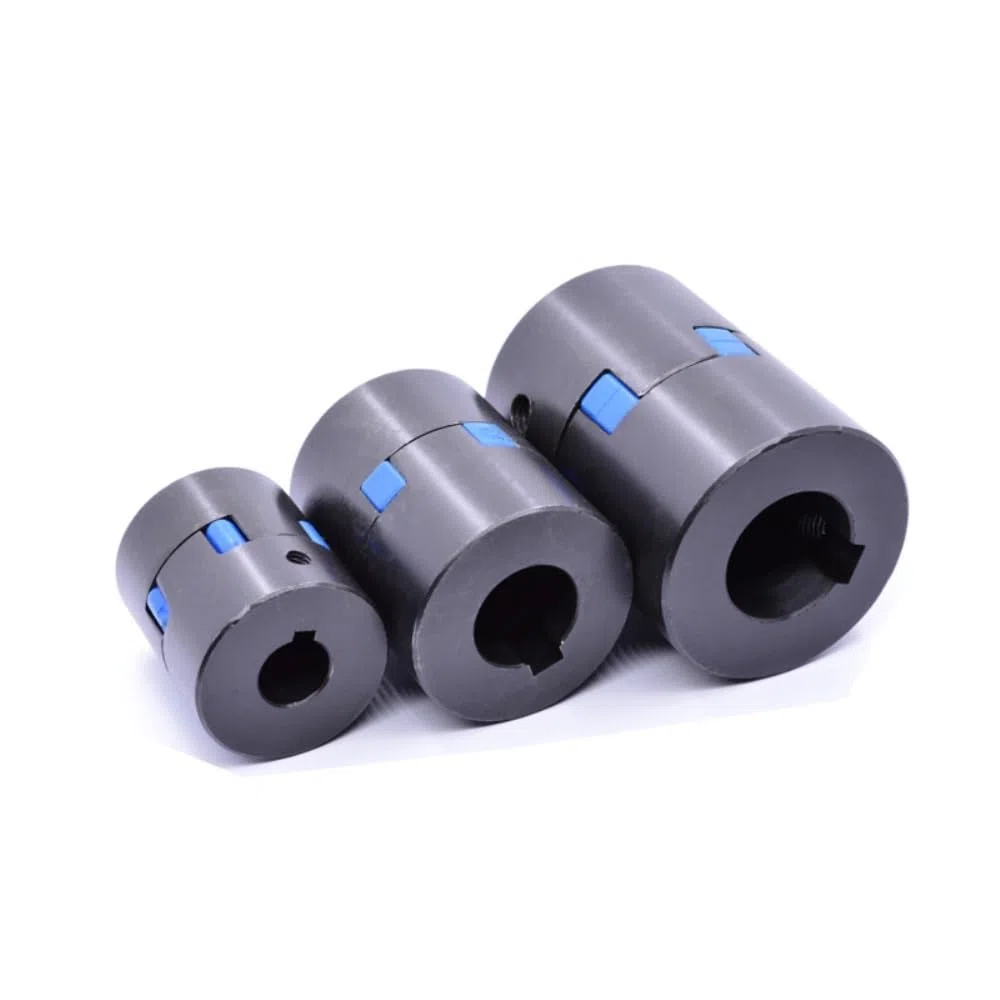 1 pieza de acoplamiento de 3 mordazas D45 L51, diámetro mínimo de 10 mm, diámetro máximo de 25 mm, acoplador de eje de servomotor(14mm x 25mm)