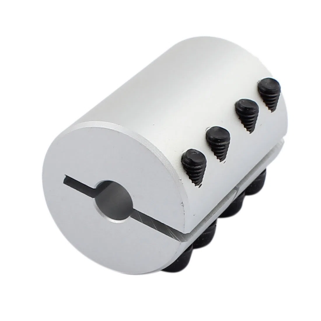 sourcing map Acoplamiento Rígido de Eje de 8mm a 14mm, Acoplador 45mm Longitud 32mm Diámetro, Motor de Junta de Aleación de Aluminio para Impresora 3D, Máquina CNC, Codificador DIY