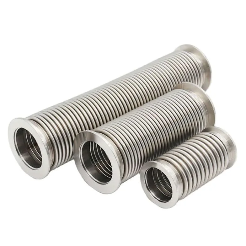 KF16 KF25 KF40 KF50 SS304 Fuelle de Manguera Flexible de vacío de Acero Inoxidable 1pc (Color : Length 1500mm, Size : KF25)
