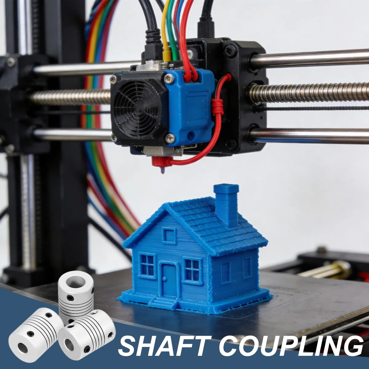 QUARKZMAN 4 Pcs Acoplamientos Flexibles De 5mm A 8mm Conector De Unión De Aleación De Aluminio Acoplamientos De Eje Flexible Para Impresora 3D Máquina CNC Motor Guía DIY Encoder D25 X L19mm