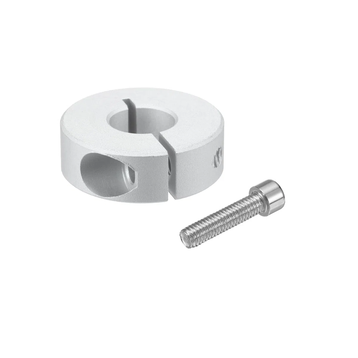 QUARKZMAN Collar de Eje Dividido Individual para Eje de 13mm, 4 Collares de Sujeción de una Sola Pieza 30mm OD, 10mm Grosor con Tornillos de Ajuste M4 y una Llave