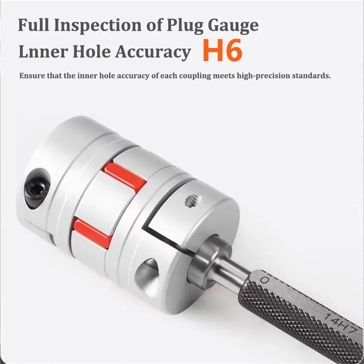 Compatible con el acoplador de abrazadera flexible serie LM D55L78, tamaño de eje de 10 mm a 32 mm, acoplamiento de eje de mordaza CNC for servomotor paso a paso.(16x28mm)