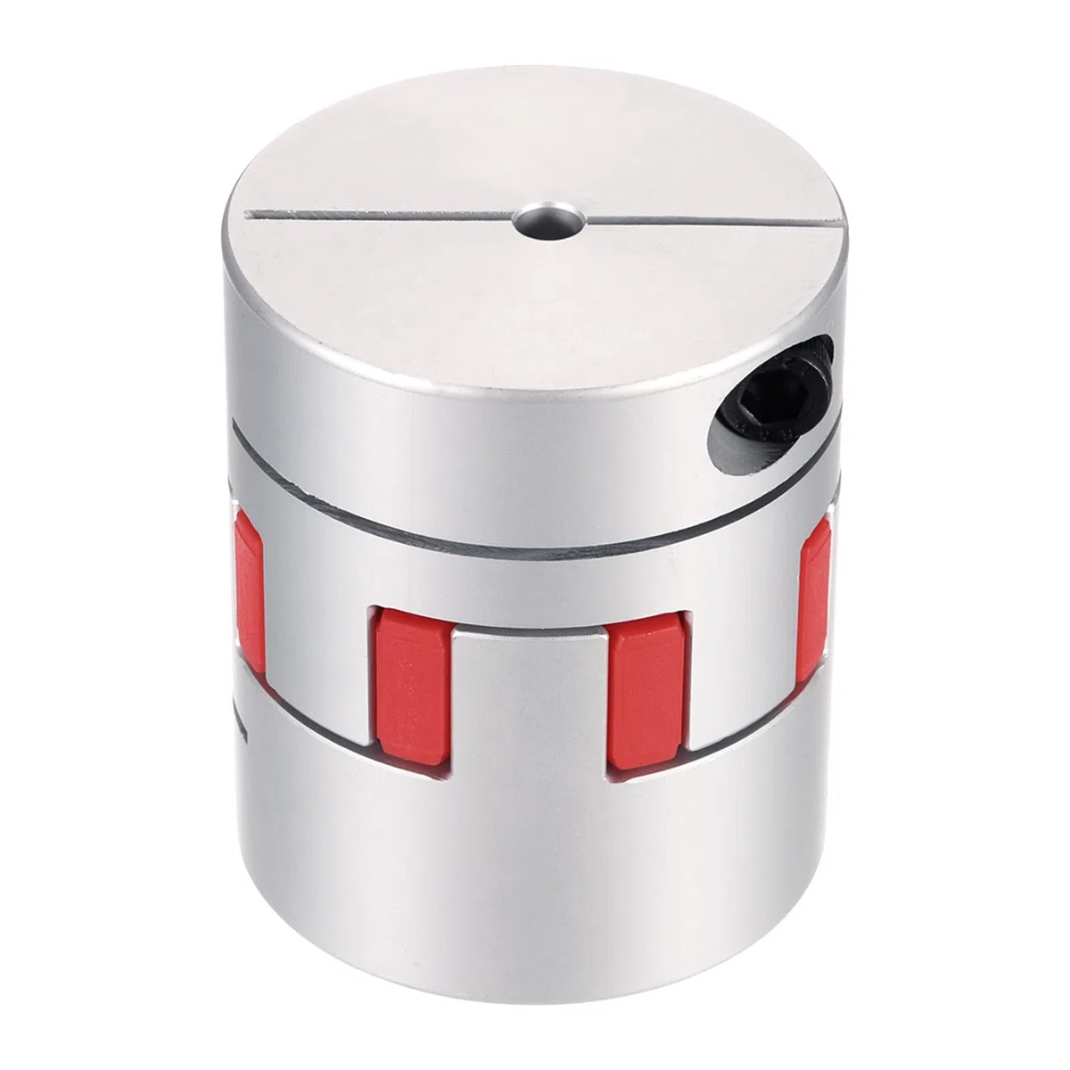 QUARKZMAN Acoplamiento de Eje de Aluminio Acoplador de Eje 6mm a 17mm L50mm x D40mm Acoplador de Mandíbula de Eje Conector de Eje de Araña para Impresoras 3D DIY Máquina Fresadora CNC