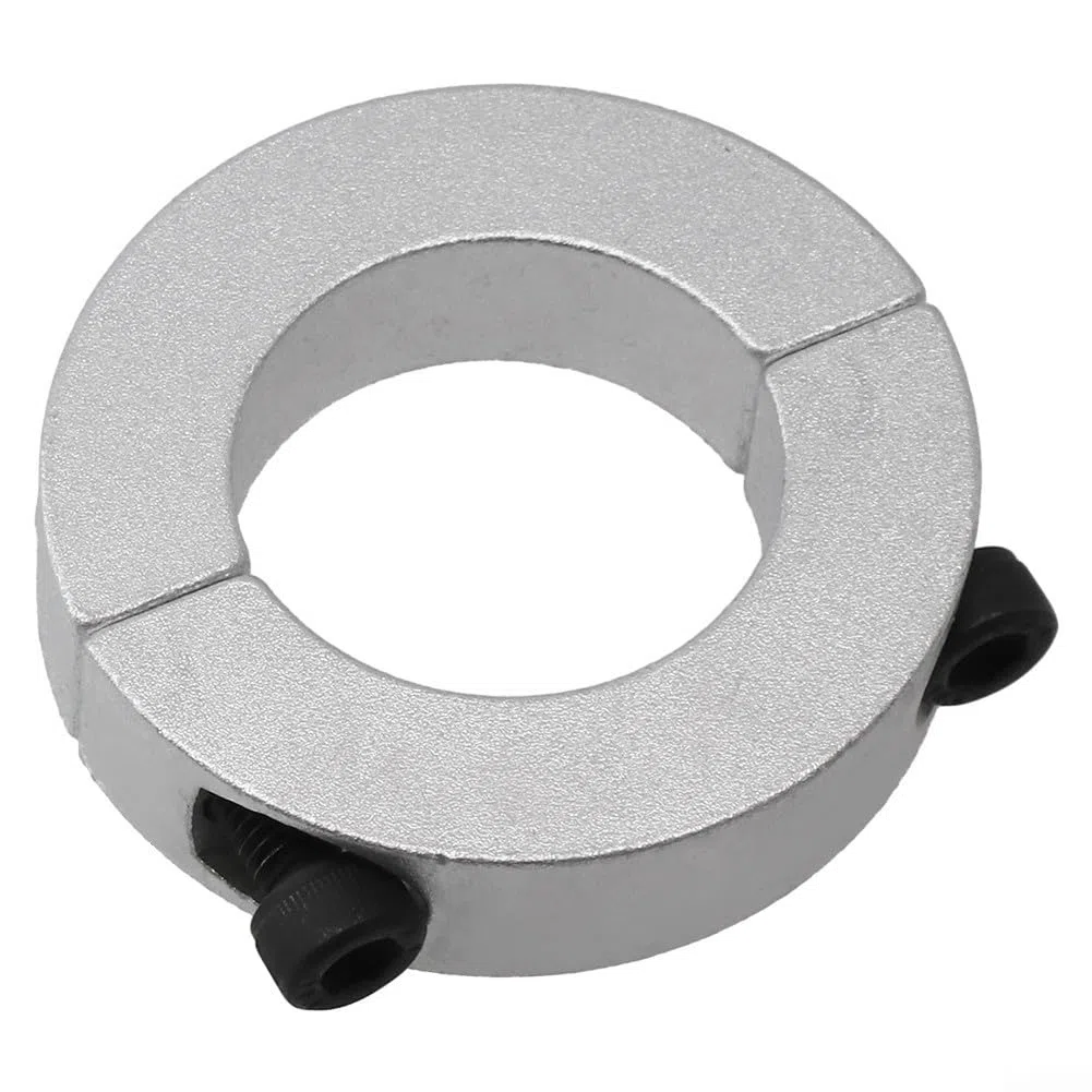 Abrazadera de cuello de eje dividido doble de aleación de aluminio de dos piezas con tornillos de tapa DIN 912, mecanizado de precisión para maquinaria industrial y CNC, resistente a la corrosión (35