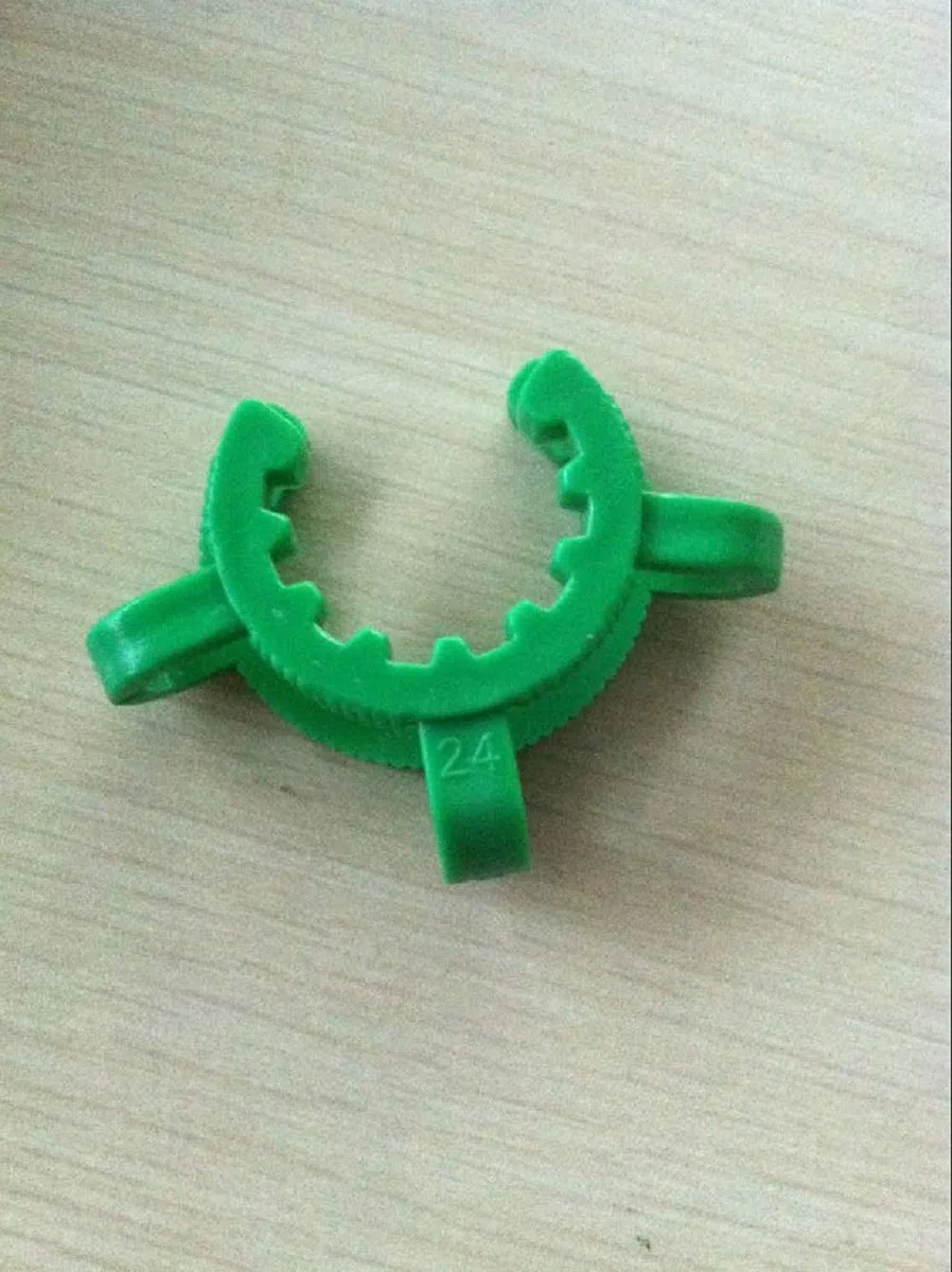 12 piezas Keck Clips Ground Joints #24, Standard Taper POM para articulaciones 24/29 y 24/40