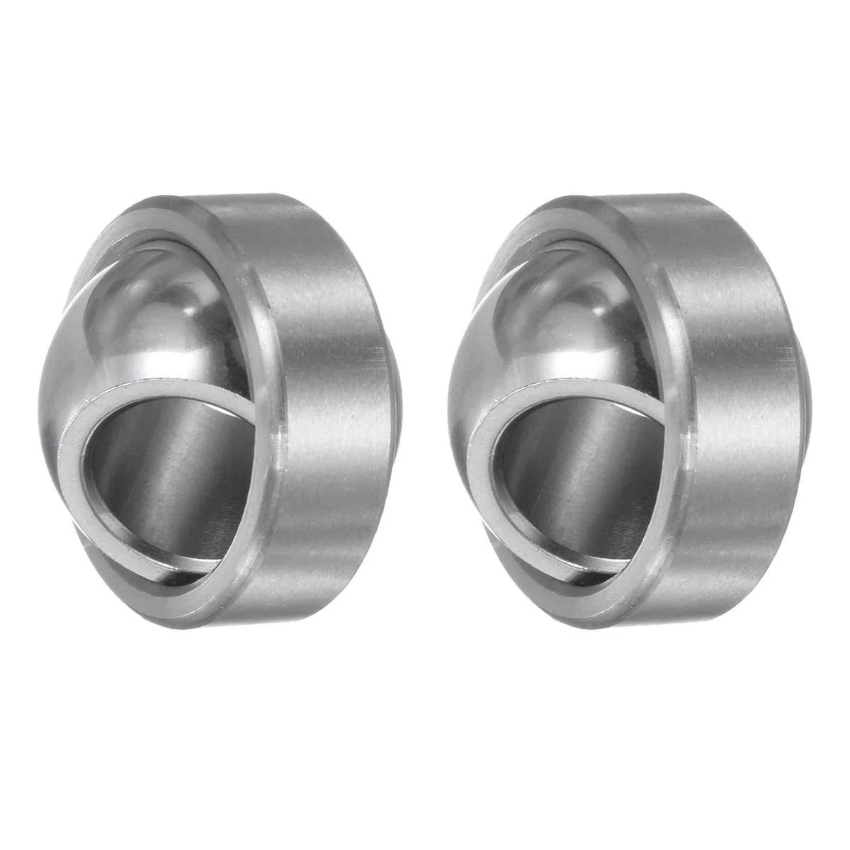 2 Pcs GEG12C Cojinete Esférico Radial - [12mm x 26mm x 15mm] Cojinete Esférico Radial Prelubricado, Acero Cromado