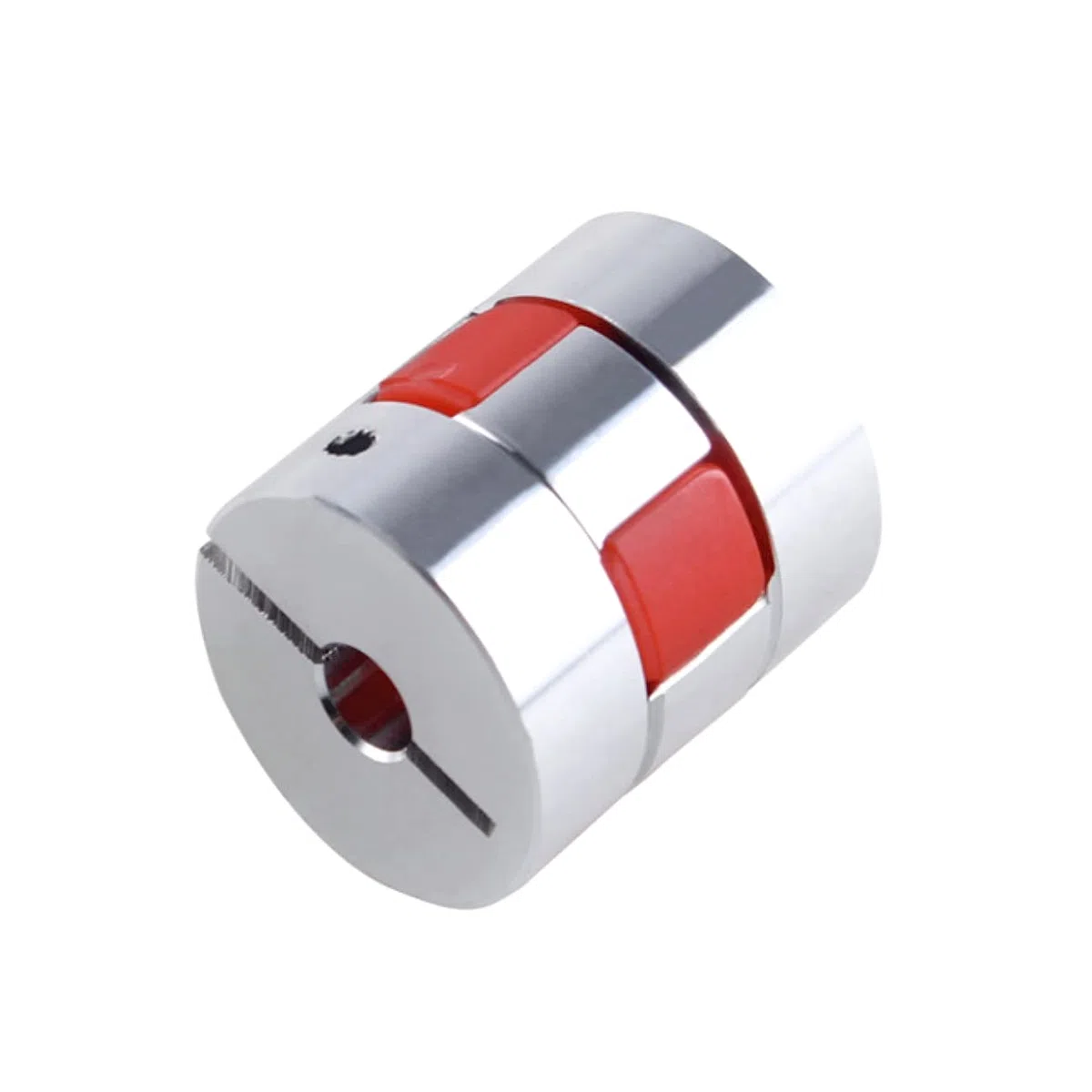 CHANCS D20 L25 Modelo Ciruela Acoplamiento de Eje Acoplador Flexible Aluminio Diámetro Interior 6.35mm a 6.35mm para Máquina Fresadora Taladradora Grabadora
