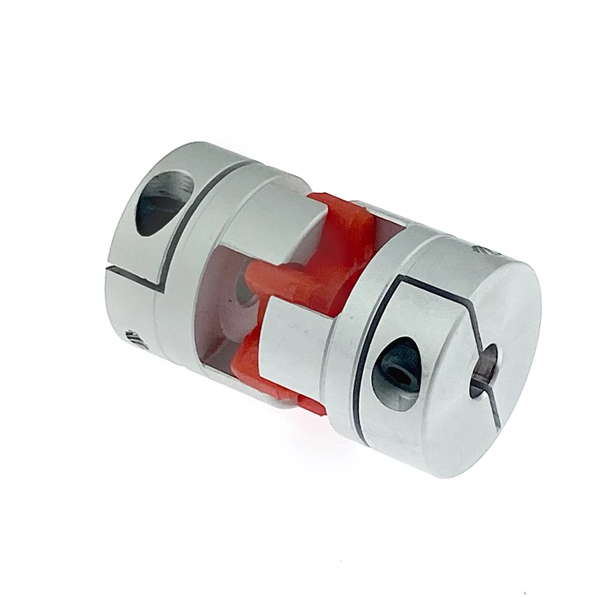 Acoplador de abrazadera Flexible de ciruela, tamaño de eje D45L66, acoplamiento de eje de mandíbula CNC, 10/12/14/16/18/20/22/24/25mm, parejas D45 L66, 1 ud.(16X25)