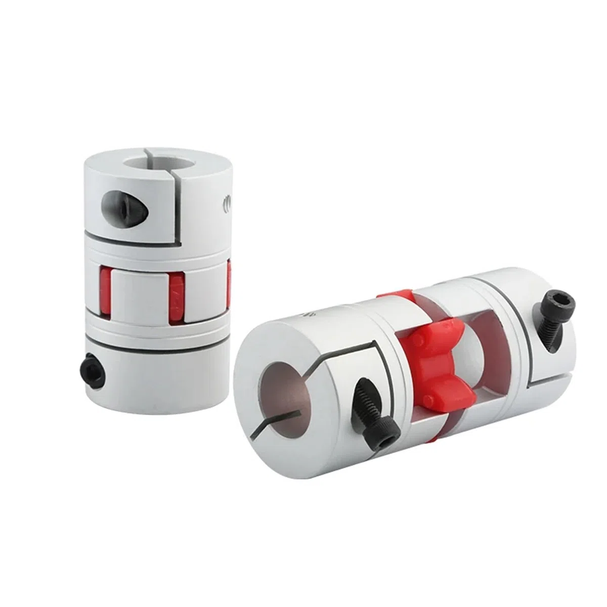 1 acoplamiento de eje flexible de aluminio ciruela D40 L55, conector de motor flexible acoplador adaptador de eje 8/10/12/14/16/18/20/22 mm