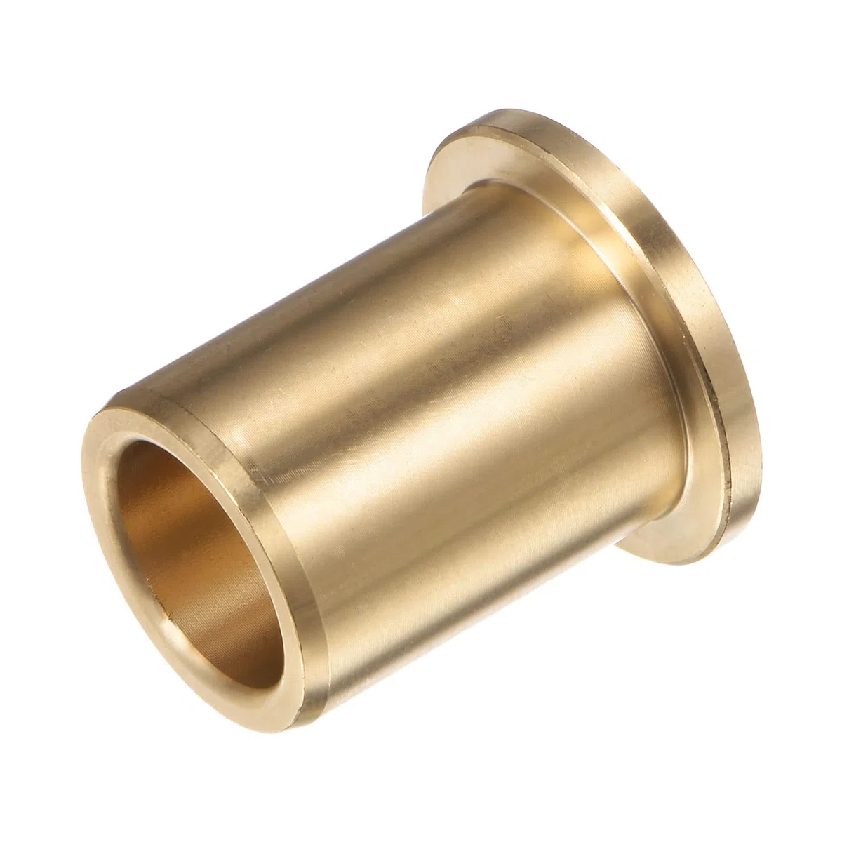 QUARKZMAN Brida Cojinete Manguito 16mm Interior Diámetro 22mm OD 30mm Longitud 3mm Brida Grosor Bronce Buje Autolubricantes Bujes Manguito para Industriales Equipos