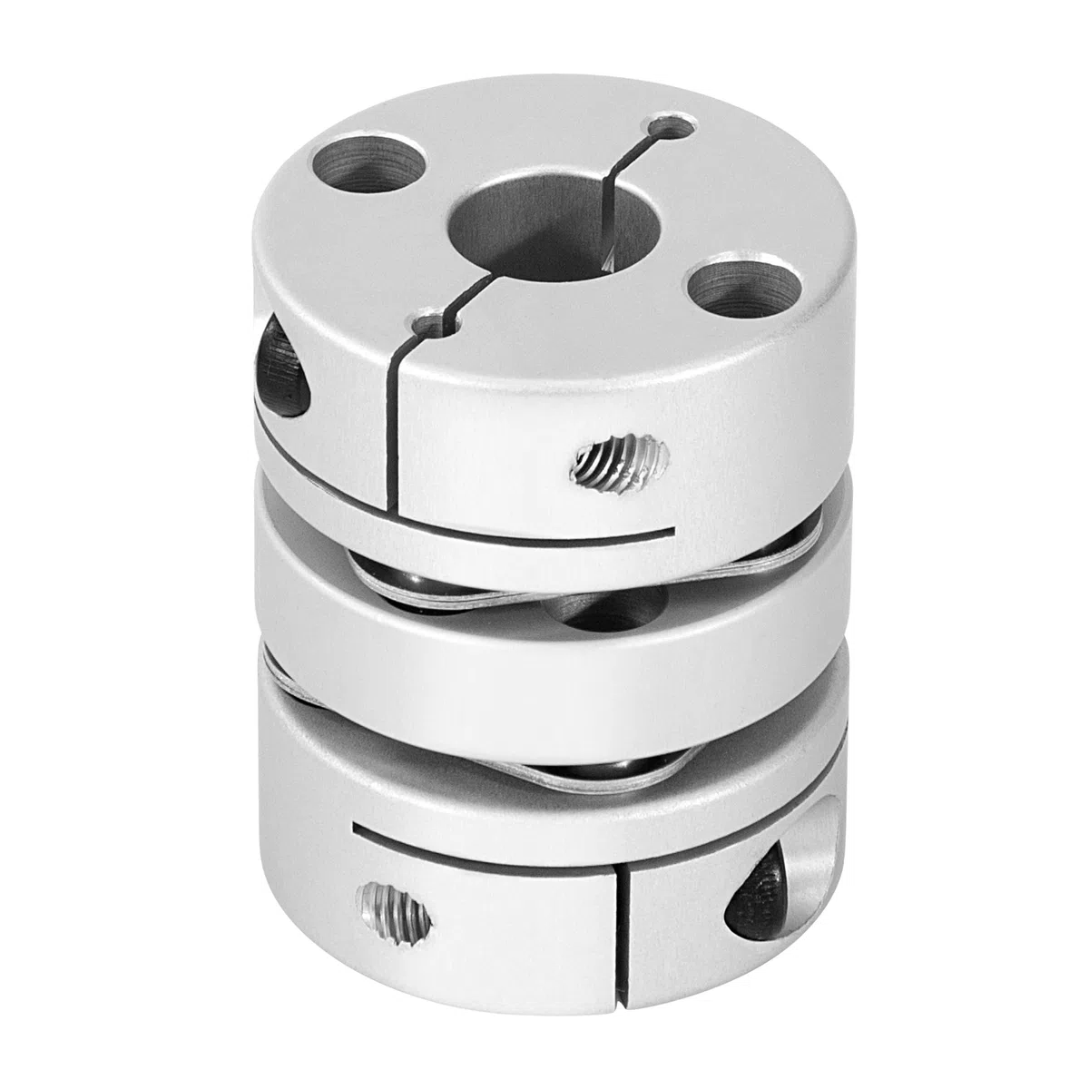 Acoplador De Diafragma Junta Flexible, D20 L29 Conector de motor de acoplamiento de eje flexible de aluminio, para impresora 3D, Motor paso a paso CNC (4 x 8 mm)
