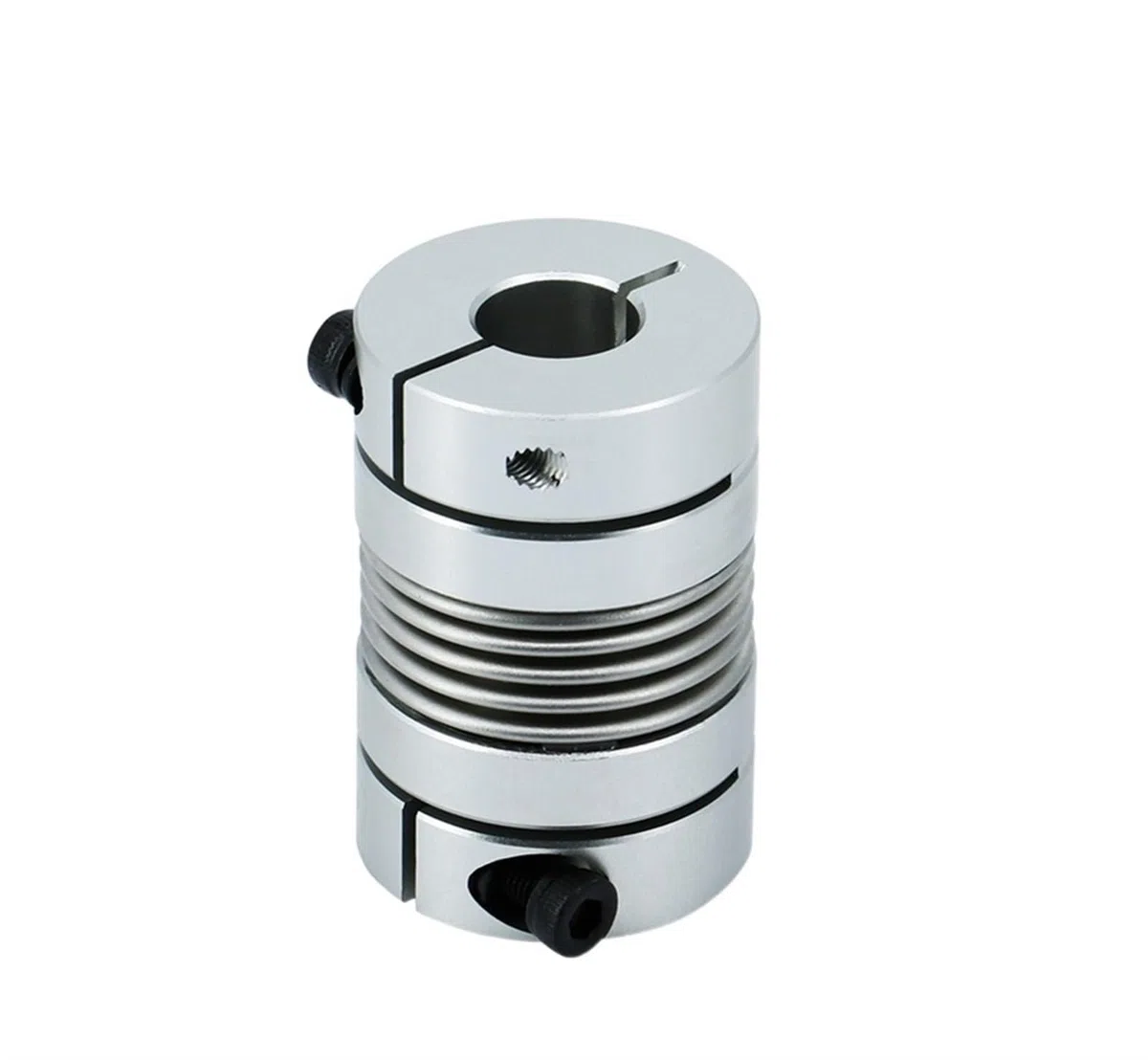 Conector de acoplamiento flexible de flor de ciruelo cozeri 1 Uds D25L38 acoplador de fuelle acoplador de eje de aleación de aluminio(8mmx8mm)