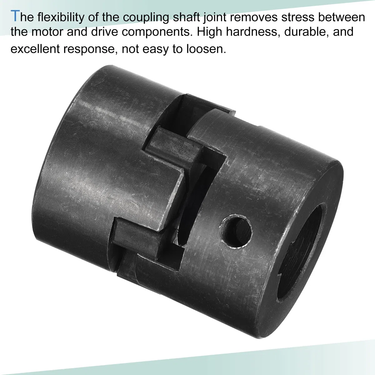 sourcing map Acoplamiento Flexible de Eje de 24mm a 25mm, Acoplador 51mm Longitud 44mm Diámetro, Conector de 45# Acero, Accesorios para Motor