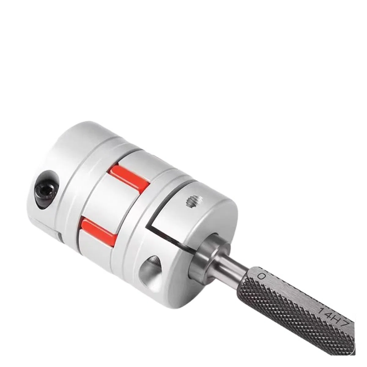 Acoplamiento flexible de ciruela Acoplador de abrazadera Flexible de ciruela serie LM, 1 unidad, D65 L80, tamaño de eje D65L80, parejas de 14mm-30mm.(20x24mm)