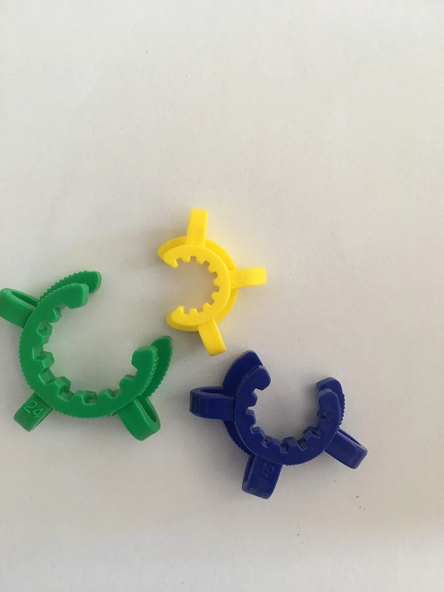 12 piezas Keck Clips Ground Joints #24, Standard Taper POM para articulaciones 24/29 y 24/40