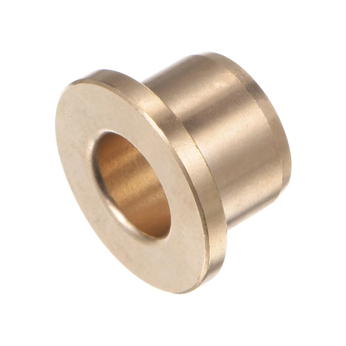 QUARKZMAN 2uds Brida Rodamiento Manguito 12mm Interior Diámetro 18mm OD 15mm Longitud 3mm Brida Grosor Bronce Rodamiento Autolubricantes Rodamientos Manguito para Industriales Equipos