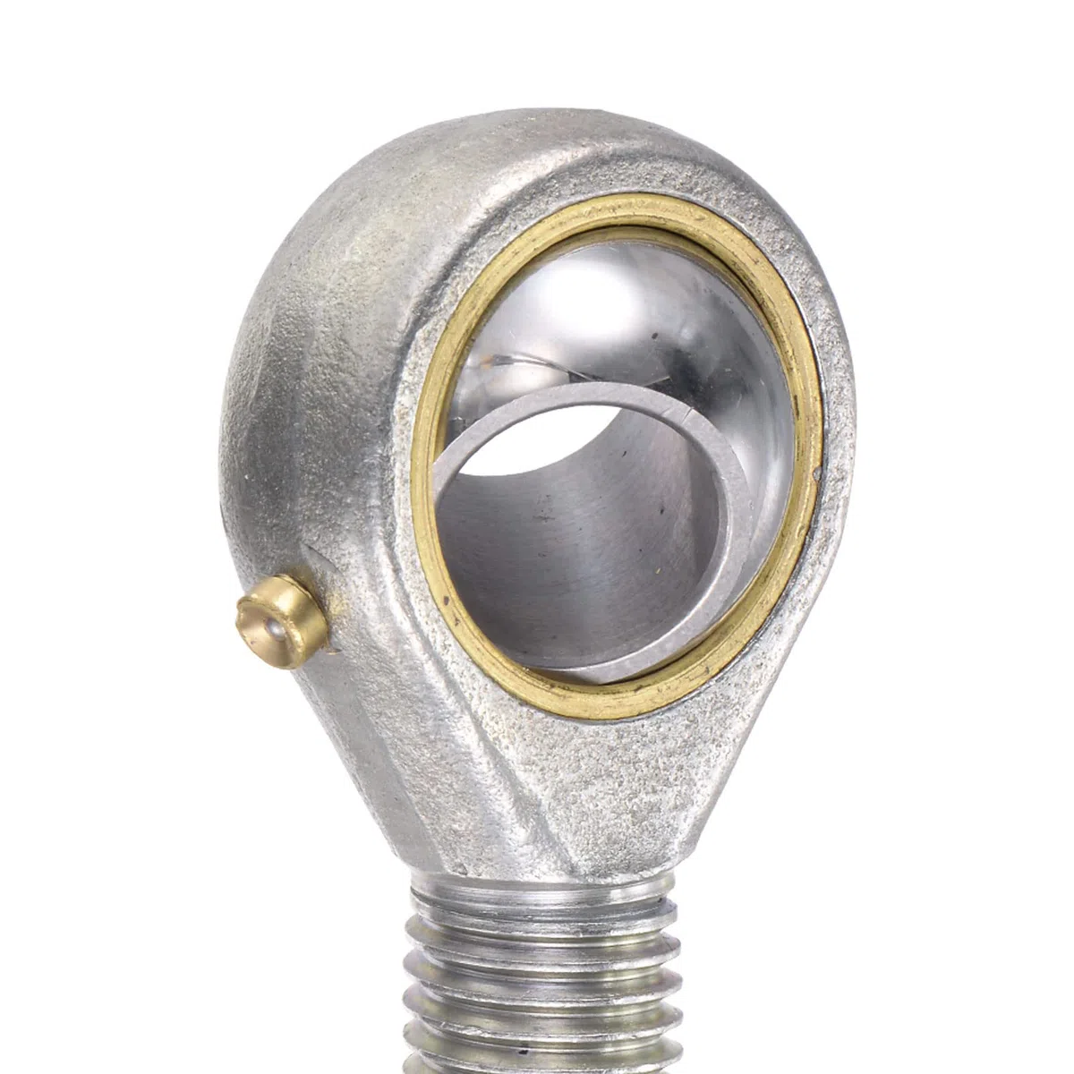 sourcing map POS16 Esférico Barra Extremo Rodamiento 16mm Diámetro Autolubricado Junta Rodamiento M16x2.0 Derecha Mano Macho Rosca Conector