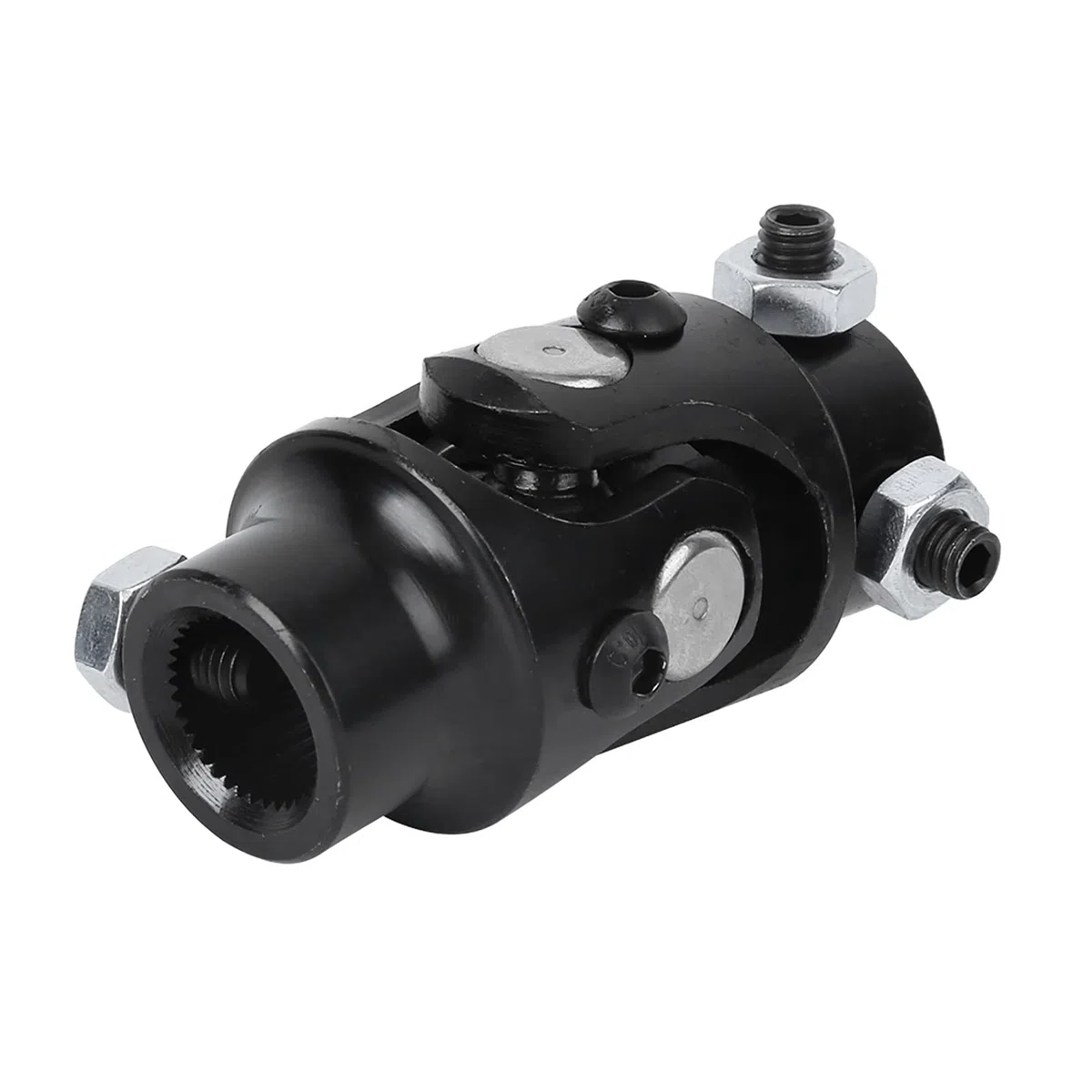 Dirección para Eje U Joint 3 4 36 Spline X 3 4in DD para Rectificadoras Niveladores Ajuste para Juntas Universales Automotrices Mustang La Dirección para Shaft i (Negro)