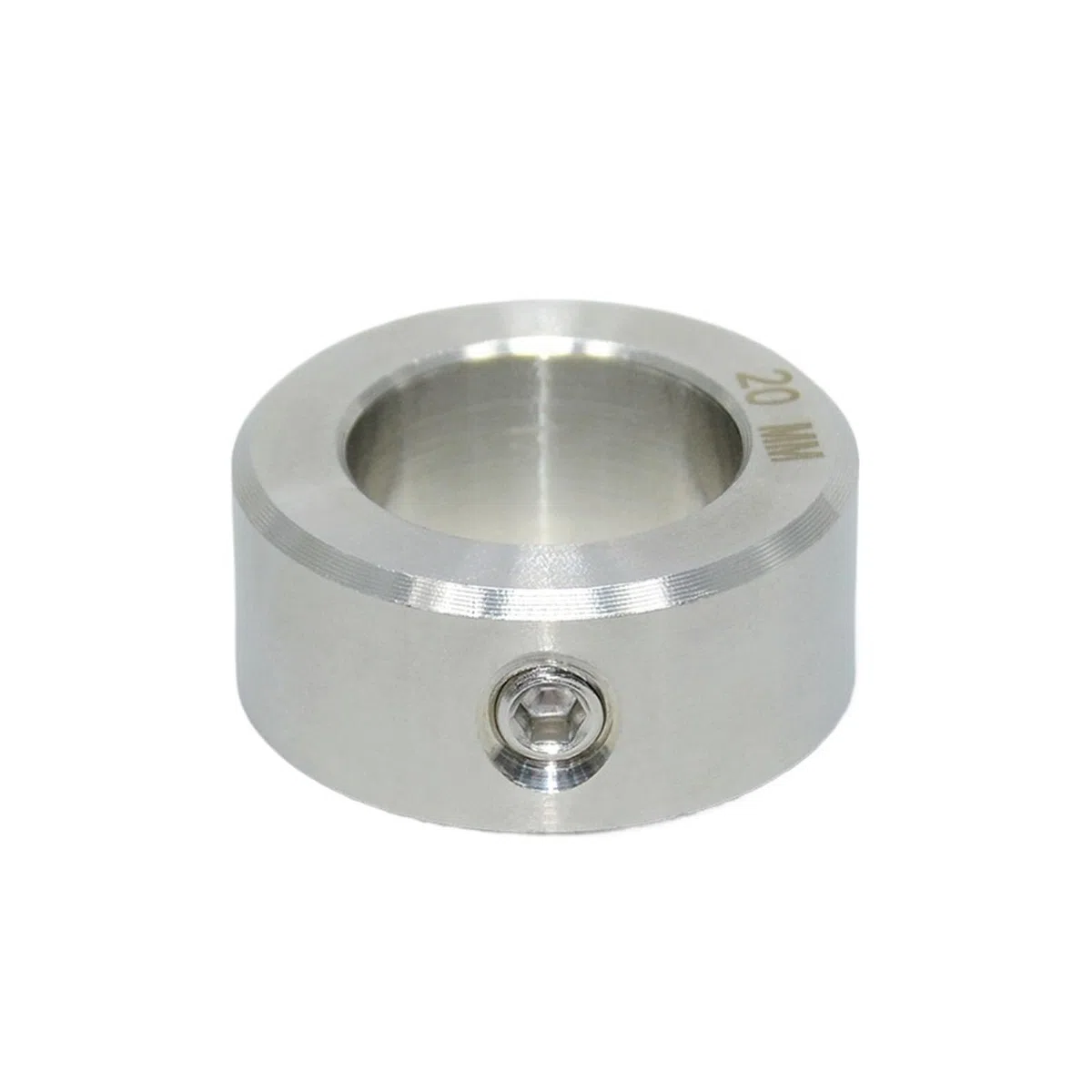 Anillo de retención del collarín del eje Collares de eje de tornillo de fijación de estilo de acero inoxidable macizo, anillo de retención de orificio, diámetro interior de 3-100mm(45-70-18 1pcs)