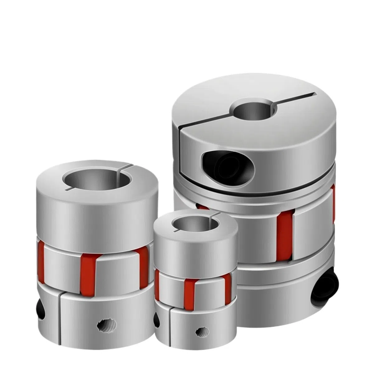 Acoplamiento de elastómero D105L140, tamaño de Eje D105L140, Acoplamiento de husillo CNC, 12/14/16/18/20/22/24/25mm, 1 ud.(26X35)