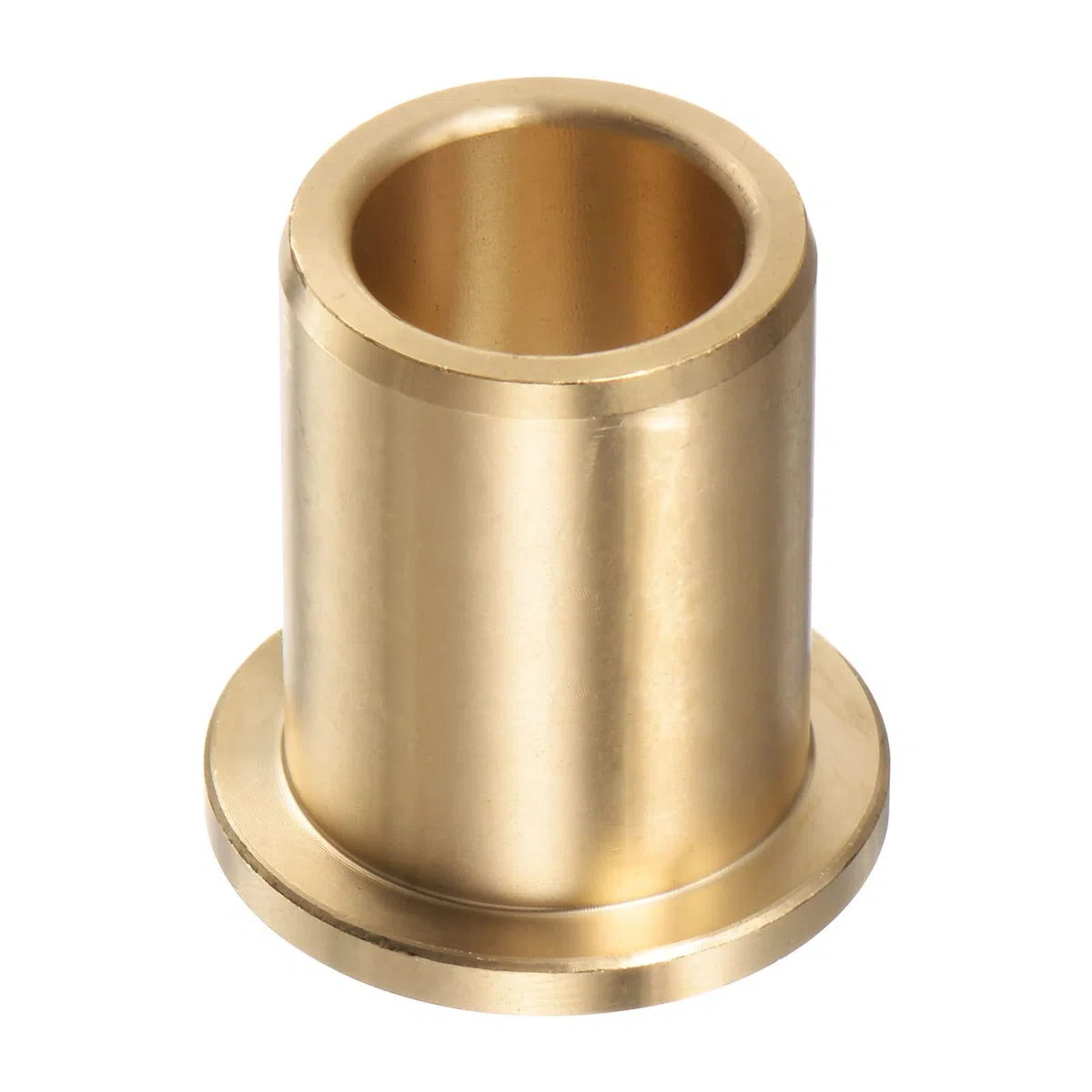 QUARKZMAN Brida Cojinete Manguito 16mm Interior Diámetro 22mm OD 30mm Longitud 3mm Brida Grosor Bronce Buje Autolubricantes Bujes Manguito para Industriales Equipos