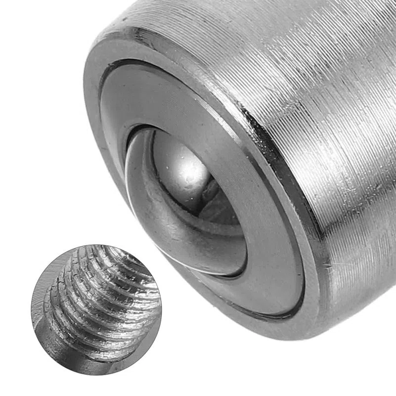 ULTECHNOVO - Rodamientos de bolas de transferencia con ruedas de carga pesada con varilla roscada para aplicaciones industriales y electrónicas