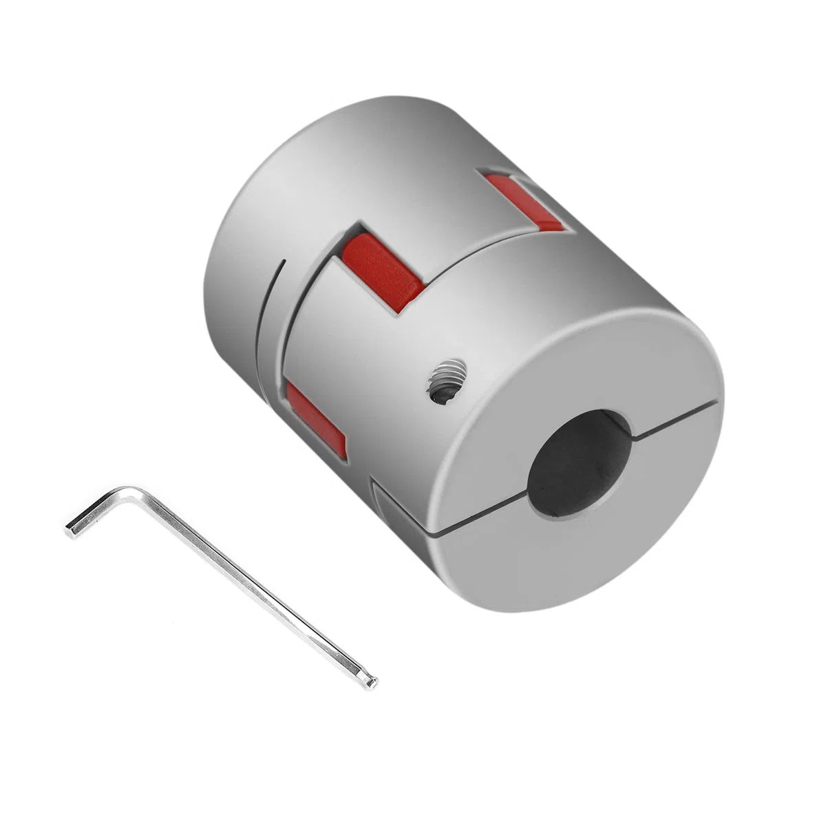 Acoplamiento flexible de aluminio D40xL55, acoplador de araña de 10 mm a 12 mm, forma de ciruela para motores servo paso a paso, máquina CNC, piezas de impresora 3D