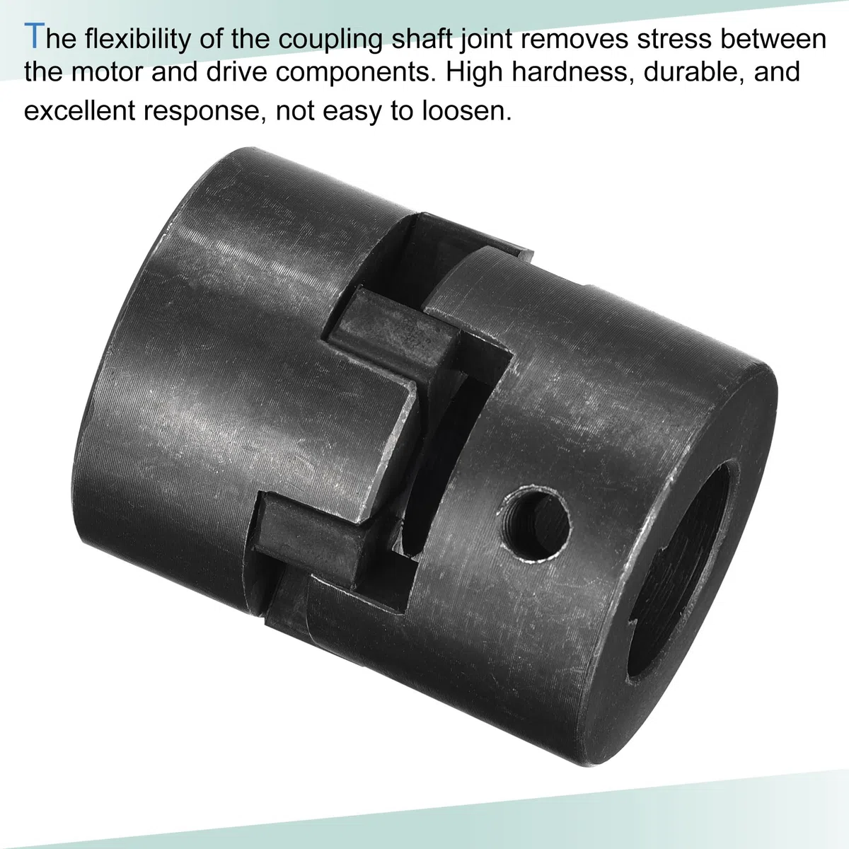 sourcing map Acoplamiento Flexible de Eje de 24mm a 24mm, Acoplador 52mm Longitud 44mm Diámetro, Conector de 45# Acero, Accesorios para Motor