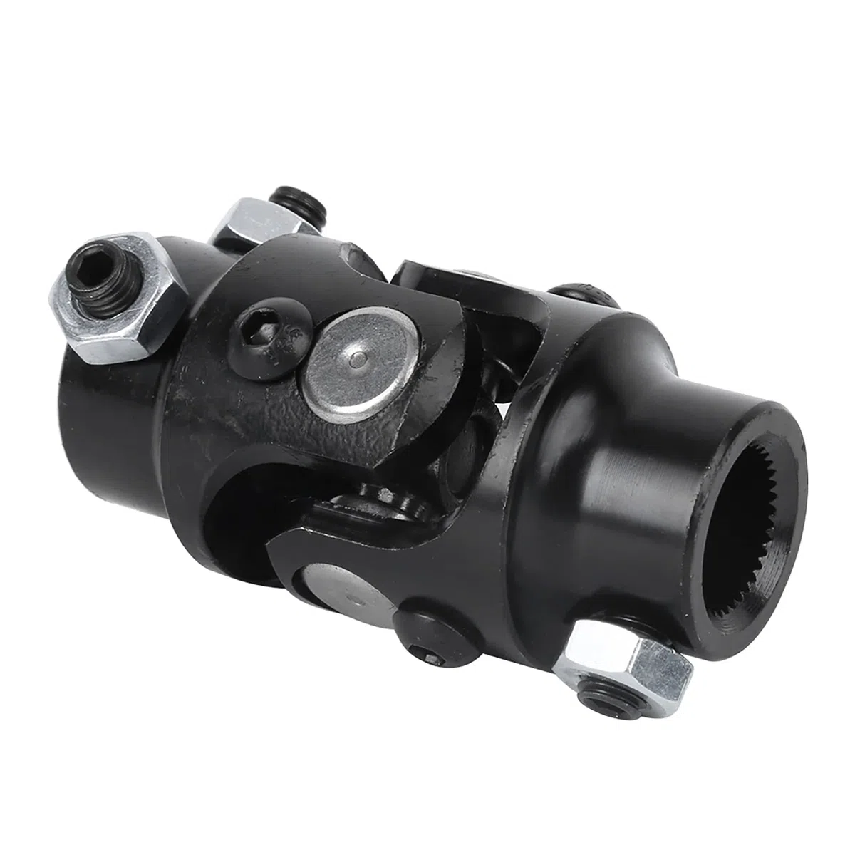 Dirección para Eje U Joint 3 4 36 Spline X 3 4in DD para Rectificadoras Niveladores Ajuste para Juntas Universales Automotrices Mustang La Dirección para Shaft i (Negro)
