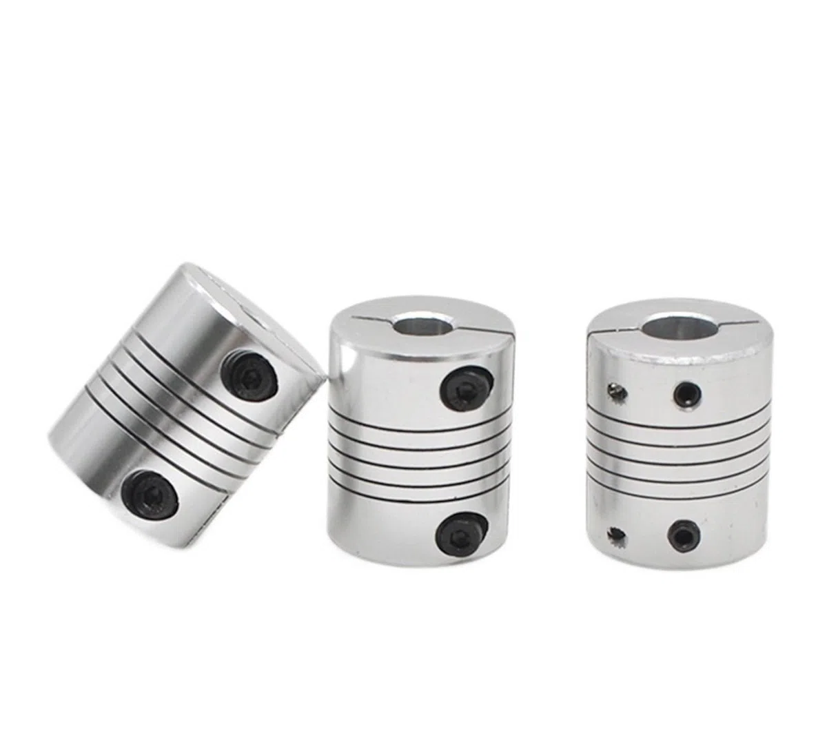 Conector de acoplamiento flexible de flor de ciruelo 1 Uds D32L40 acoplamiento de eje de aluminio conector de Motor de acoplador Flexible(15mm-15mm)